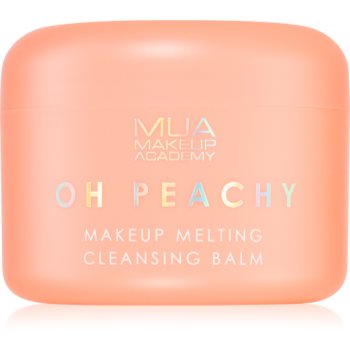 MUA Makeup Academy Oh Peachy balsam demachiant cu ulei cu arome de piersici - imagine 2